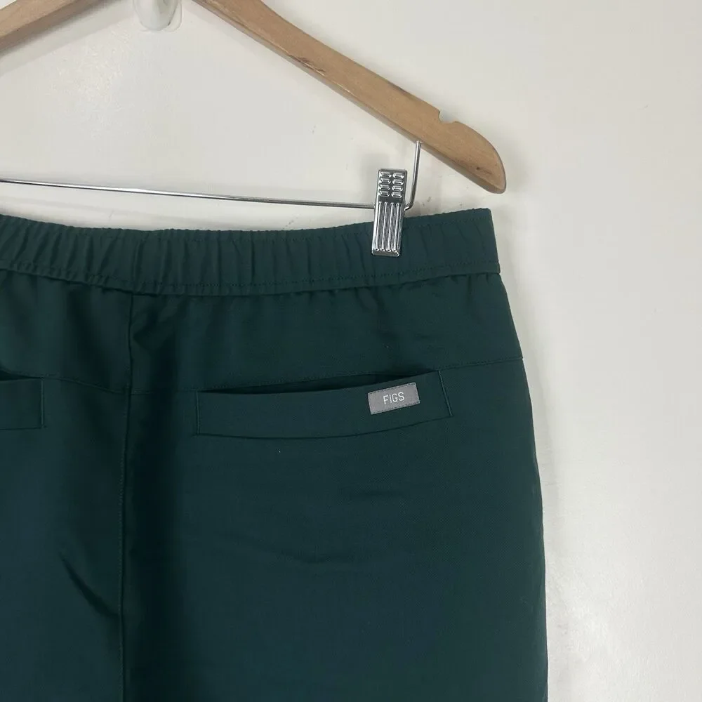 FIGS Men’s Tansen Jogger Limited edition Forest Green Scrub Pants Size L